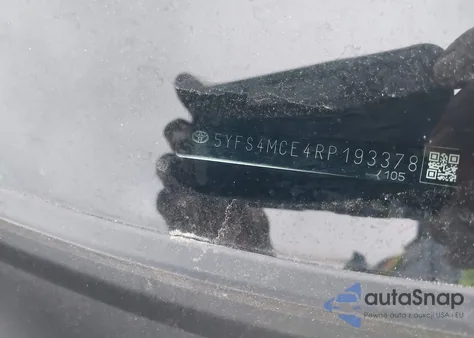 2024 Toyota Corolla Se из США, поврежденный, VIN 5YFS4MCE4RP193378